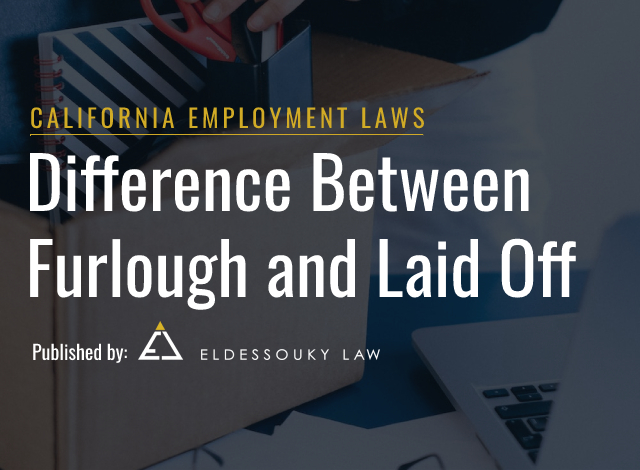 difference between furlough and laid off