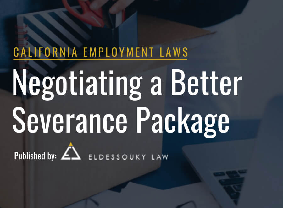 how to negotiate a severance agreement